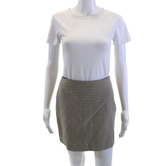 Toccin Dresses & Skirts - Toccin Women Black Checked Mini Pencil Skirt Size 2